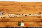 Rustic Old Irish Hurley Wall Wood Art