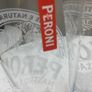 2 Tall Peroni Pint Glasses Image 3