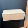 2 Grey Concrete Effect Floating Bedside Tables Image 9