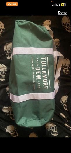 Tullamore dew whiskey bag