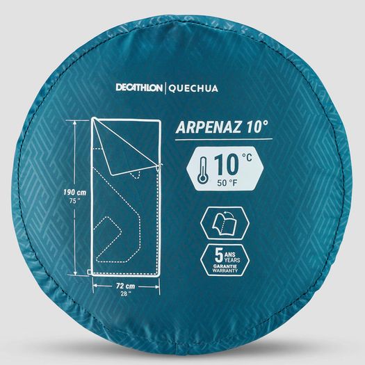 Quechua 2 Seconds Camping Tent (3 People) + 2 Quechua Camping Sleeping Bags