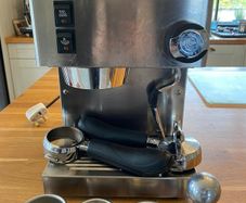Rancilio Silvia Espresso Machine + Bottomless PF + Accessories