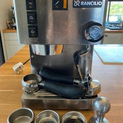 Rancilio Silvia Espresso Machine + Bottomless PF + Accessories