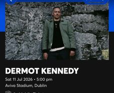 Dermot Kennedy x2 Saturday