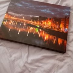 beautiful Dublin art box canvas photo