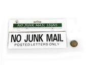 No Junk Mail Sign