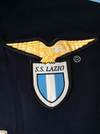 Lazio Jersey. Lazio Football Club. Rome. Italy. SS Lazio. Roma. Italia. Official European Away Jersey Season 2001/02. Original From The Time,Not A Remake.