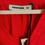 New pink dress Woolworth XS with embroidered details, cinched at the waist with a matching fabric belt Image 6