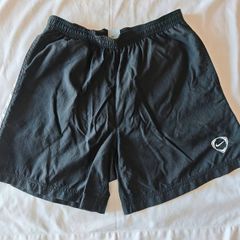 Nike Vintage Shorts Mens M 31/33 - Black White Mesh - Dri-FIT Gym Football Shorts - Y2K