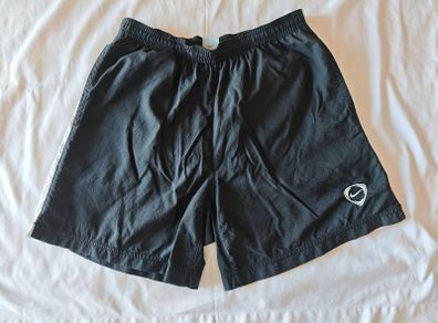 Nike Vintage Shorts Mens M 31/33 - Black White Mesh - Dri-FIT Gym Football Shorts - Y2K