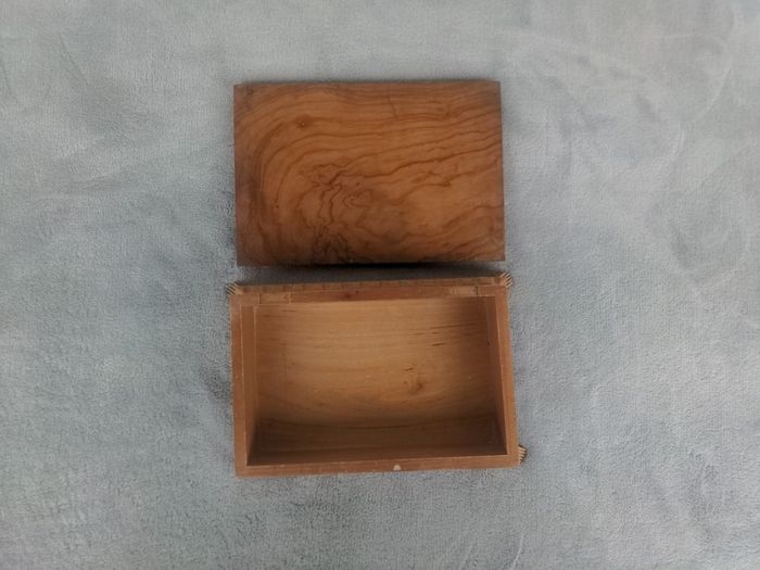 Vintage Mallorca wooden trinket box