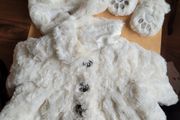 Gorgous furry Winter jacket for baby 0-3