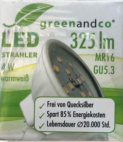MR16 LED Bulbs Warm White 4w - Pack of 10