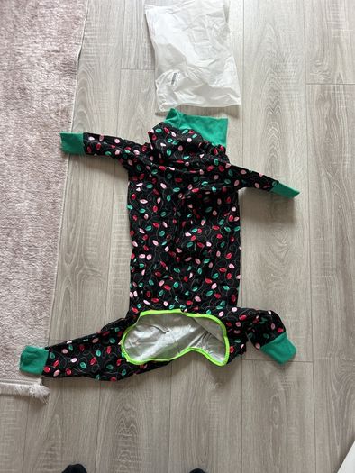 Large Dog Clothes, Elastic Pet Onesie Clothes Protect Joints Anti-hair Anti Licking, Wound Protection Pet Pajamas PJS Dog Jumpsuit For Medium Large Dogs (6-7XL, Black)