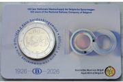 Belgium 2 Euro Brilliant Uncirculated Coin 2026 - 100 years NMBS (National Railway Company)