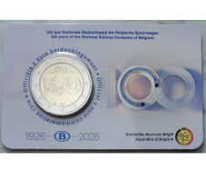 Belgium 2 Euro Brilliant Uncirculated Coin 2026 - 100 years NMBS (National Railway Company)