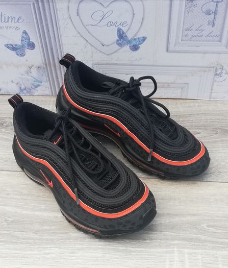 Nike air max 97 boys athletic trainers black size uk 4.. EUR 36.5
