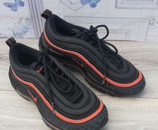 Nike air max 97 boys athletic trainers black size uk 4.. EUR 36.5