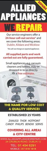 Kitchen Appliance sales and repairs