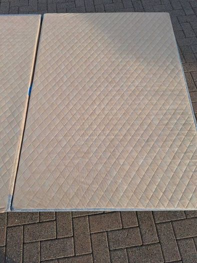 Double bed base and mattress