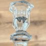 Pair of 8" Tipperary crystal candle sticks never used Image 5