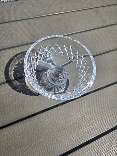Vintage Waterford Crystal Footed Bon Bon Dish