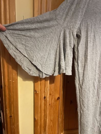 Grey long top size 22