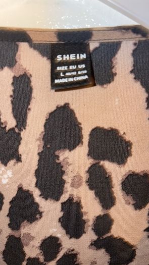 Shein leopard dress size L