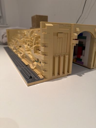 lego mountain train tunnel