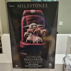 Star Wars The Mandalorian Grogu The Child in Chair 1:2 Scale 12" Statue