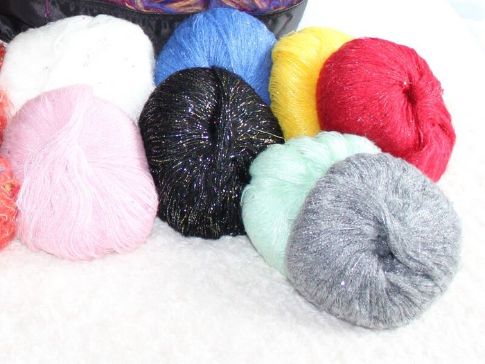 Mohair Yarns 1 euro per ball