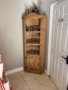 corner unit wood