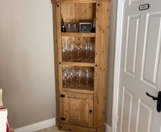 corner unit wood