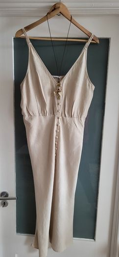 Zara Linen Midi Sz Xl (fit 12-14uk)