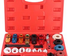 22pcs Master Quick Disconnect Tool Kit for Automotive AC Fuel Line and Transmission Oil Cooler Line, Include Type Remover, fit for Ford fit for Chevy fit for GM Models