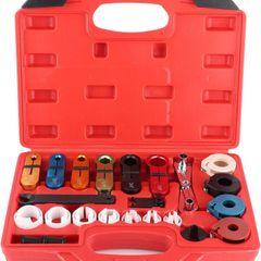 22pcs Master Quick Disconnect Tool Kit for Automotive AC Fuel Line and Transmission Oil Cooler Line, Include Type Remover, fit for Ford fit for Chevy fit for GM Models