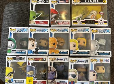Selection ofFunko pops