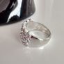 Platinum Plated Crystal Ring Image 5
