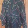 Green and chain print blouse ( free postage) Image 4