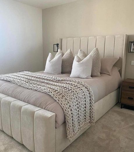 Double & King Size Bed Frame With Mattress Opt