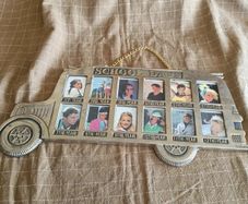 Vintage 1988 Penco Solid Brass School Bus Picture Frame