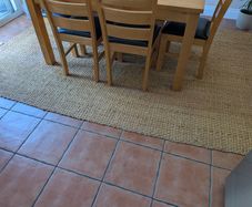 Large jute rug