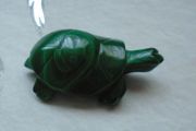 Malachite carved turtle figurine,Ornament,Collectables,gemstones,