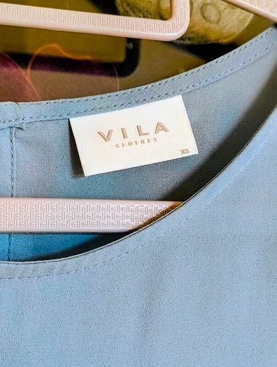 Powder blue blouse