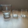 5 candle holders - glass Image 4