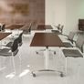 Tilting Training Room Retangular Table - 1500w x 750d Image 3