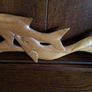 Wooden Dolphin Wall Plaque Image 4