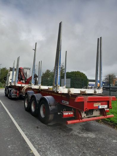 Scania R450 Tag and Crane Mounted Timber Trailer