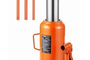Hydraulic Bottle Jack, 50 Ton/110231 lbs Welded Bottle Jack with 11''-17.32'' Lifting Range &amp; 3-Section Long Handle, for Car, Pickup,
