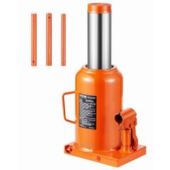 Hydraulic Bottle Jack, 50 Ton/110231 lbs Welded Bottle Jack with 11''-17.32'' Lifting Range & 3-Section Long Handle, for Car, Pickup,